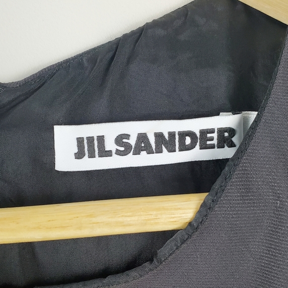 Jil Sander Virgin Wool Sheath Dress Size 10 - Picture 2 of 5